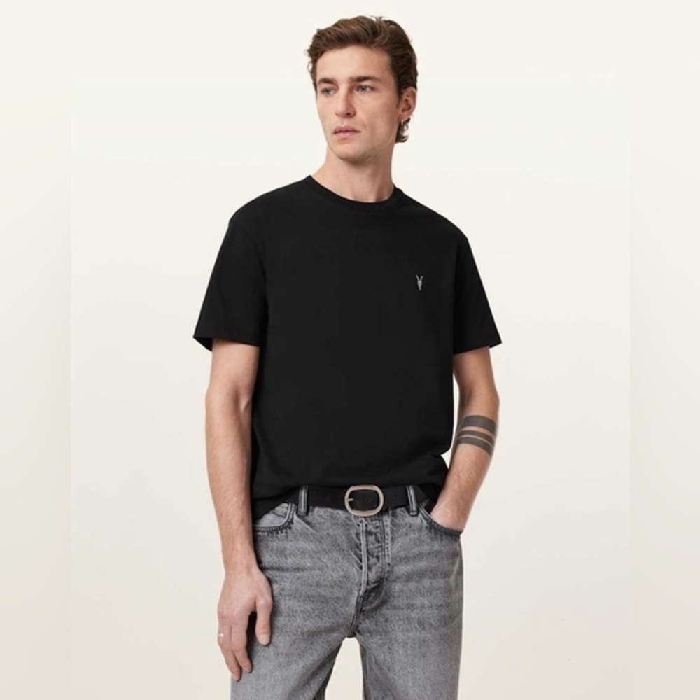 AllSaints Dexter Short Sleeve Ramskull T-shirt XL